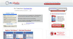 Desktop Screenshot of fix-bcp-errors.pcaholic.com
