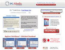 Tablet Screenshot of fix-bcp-errors.pcaholic.com