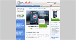 Desktop Screenshot of pcaholic.com