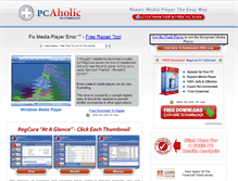 Tablet Screenshot of fix-media-player.pcaholic.com